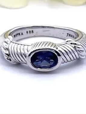Judith Ripka Sterling
Silver lolite Solitaire Ring.